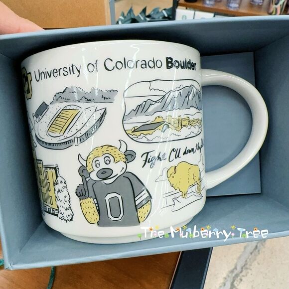 Starbucks Been There Series Campus Collection Mug University Of Colorado Boulder - Picture 3 of 8